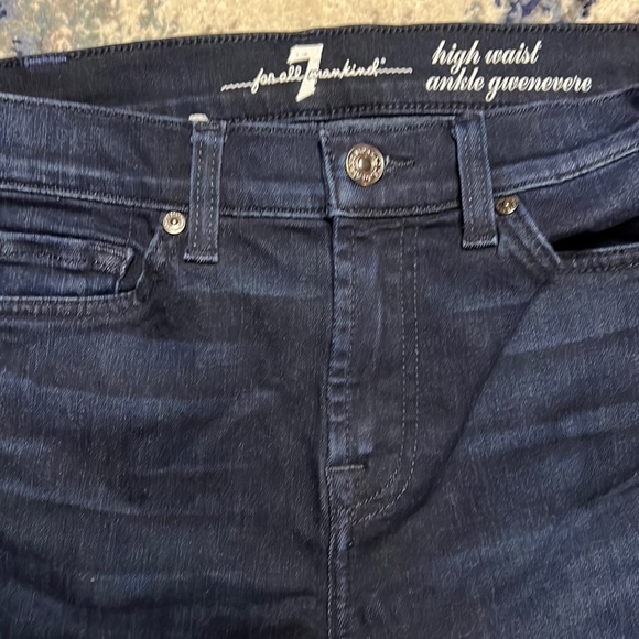NWOT - 7 for all mankind high waist jeans - Picture 2 of 4
